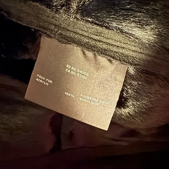 Black Faux Fur Shearling Suede Penny Lane 90s Glam Goth Coat Charlotte Simone - Picture 6 of 8